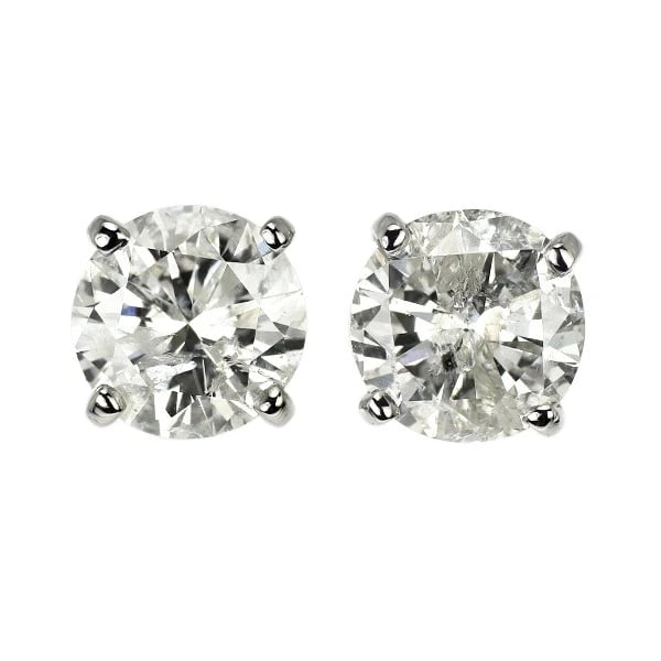 BRAND NEW PT900 DIAMOND EARRINGS: Brand New Pt900 Diamond Earrings Brand: None Type/Style: piercing Material: Metal Purity 900, Metal Platinum, Main Stone/Creation Natural Color: none Size: Length/Width/Diameter6.9 