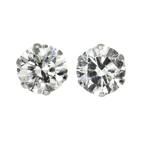 BRAND NEW PT900 LDH DIAMOND EARRINGS: Brand New Pt900 LDH Diamond Earrings Brand: None Type/Style: piercing Material: Metal Purity 900, Metal Platinum, Main Stone/Creation Natural Color: none Size: Length/Width/Diameter6.3 