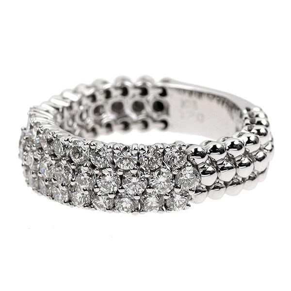 K18WG DIAMOND RING - 2