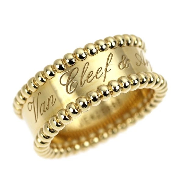 VAN CLEEF & ARPELS K18YG RING: Van Cleef & Arpels K18YG Ring Brand: Van Cleef & Arpels Type/Style: Ring Material: Metal Purity K18, Metal Gold, Main Stone/Creation None Color: None Size: 4.5 US Accessories: None