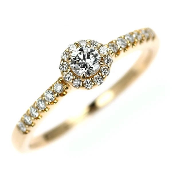 VENDOME AOYAMA K18YG DIAMOND RING: Vendome Aoyama K18YG Diamond Ring Brand: Vendome Aoyama Type/Style: Ring Material: Metal Purity K18, Metal Gold, Main Stone/Creation Natural Color: Yellow Gold Size: 3.75 US Accessories: None