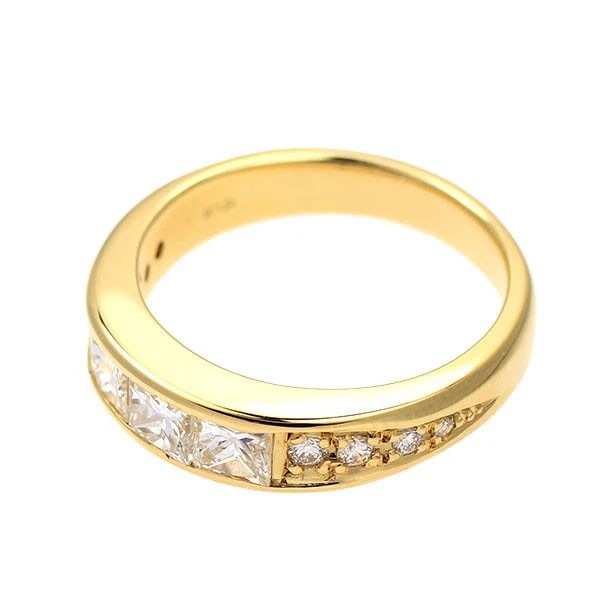 K18YG DIAMOND RING - 2