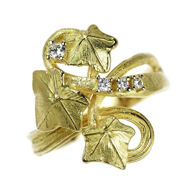 K18YG DIAMOND RING PLANT: K18YG Diamond Ring Plant Brand: None Type/Style: Ring Material: Metal Purity K18, Metal Gold, Main Stone/Creation Natural Color: Yellow Gold Size: 6 US Accessories: None Accessories Notice: