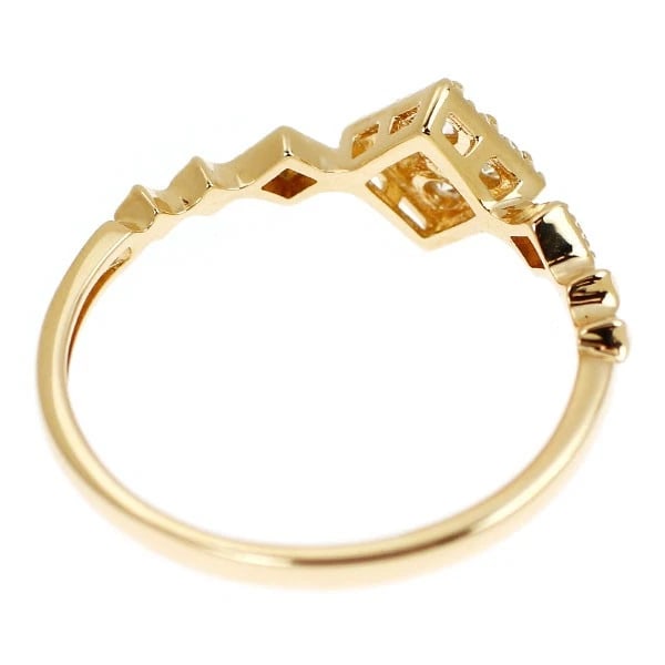 K18YG DIAMOND RING - 2