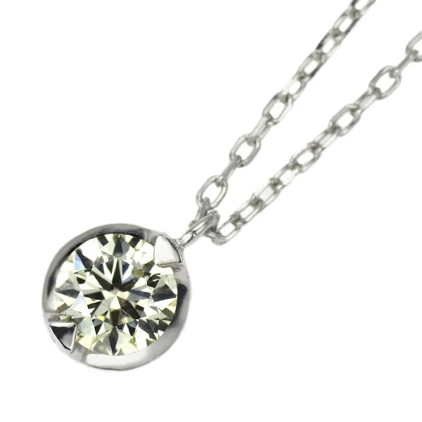 PT900/ PT850 DIAMOND PENDANT NECKLACE: Pt900/ Pt850 Diamond Pendant Necklace Brand: None Type/Style: Pendant Necklace Material: Metal Purity 850, Metal Platinum, Main Stone/Creation Natural Color: None Size: Necklace: Chain Length