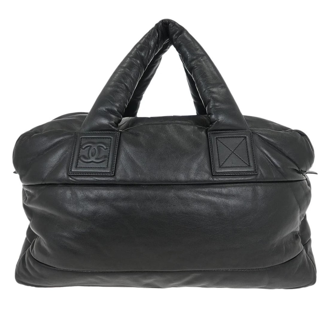 CHANEL BLACK CALFSKIN COCO COCOON HANDBAG (1 of 9)