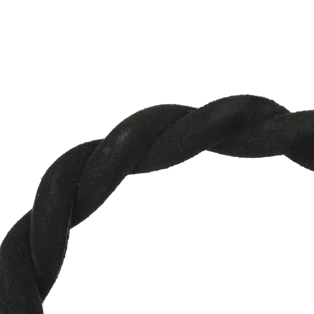 CHANEL BLACK SUEDE HANDBAG - 4