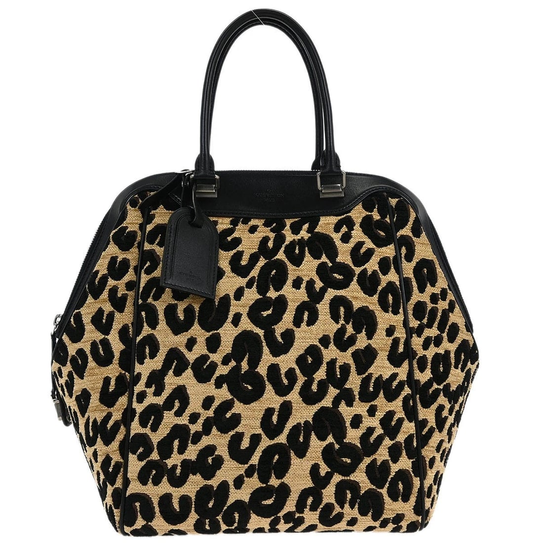 LOUIS VUITTON NORTH SOUTH LEOPARD HANDBAG (1 of 8)
