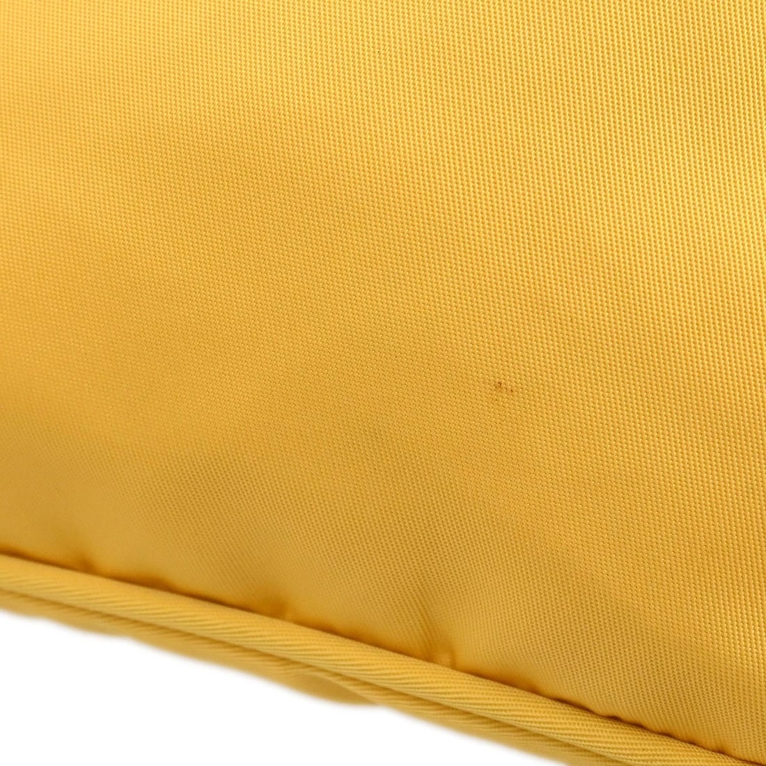 PRADA YELLOW NYLON HANDBAG - 4