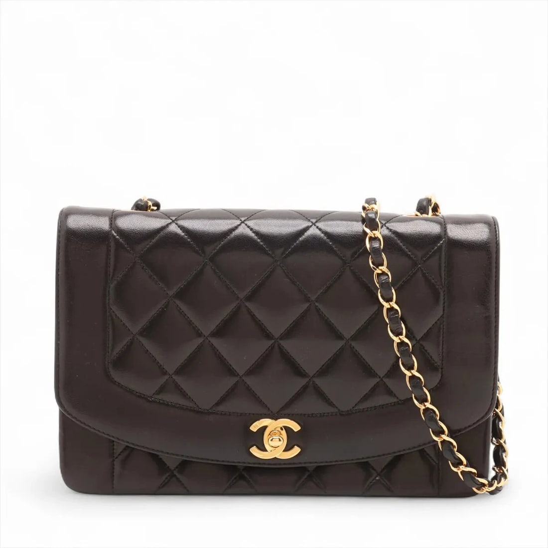 CHANEL MATELASSE LAMBSKIN SINGLE FLAP SINGLE CHAIN BAG (1 of 7)