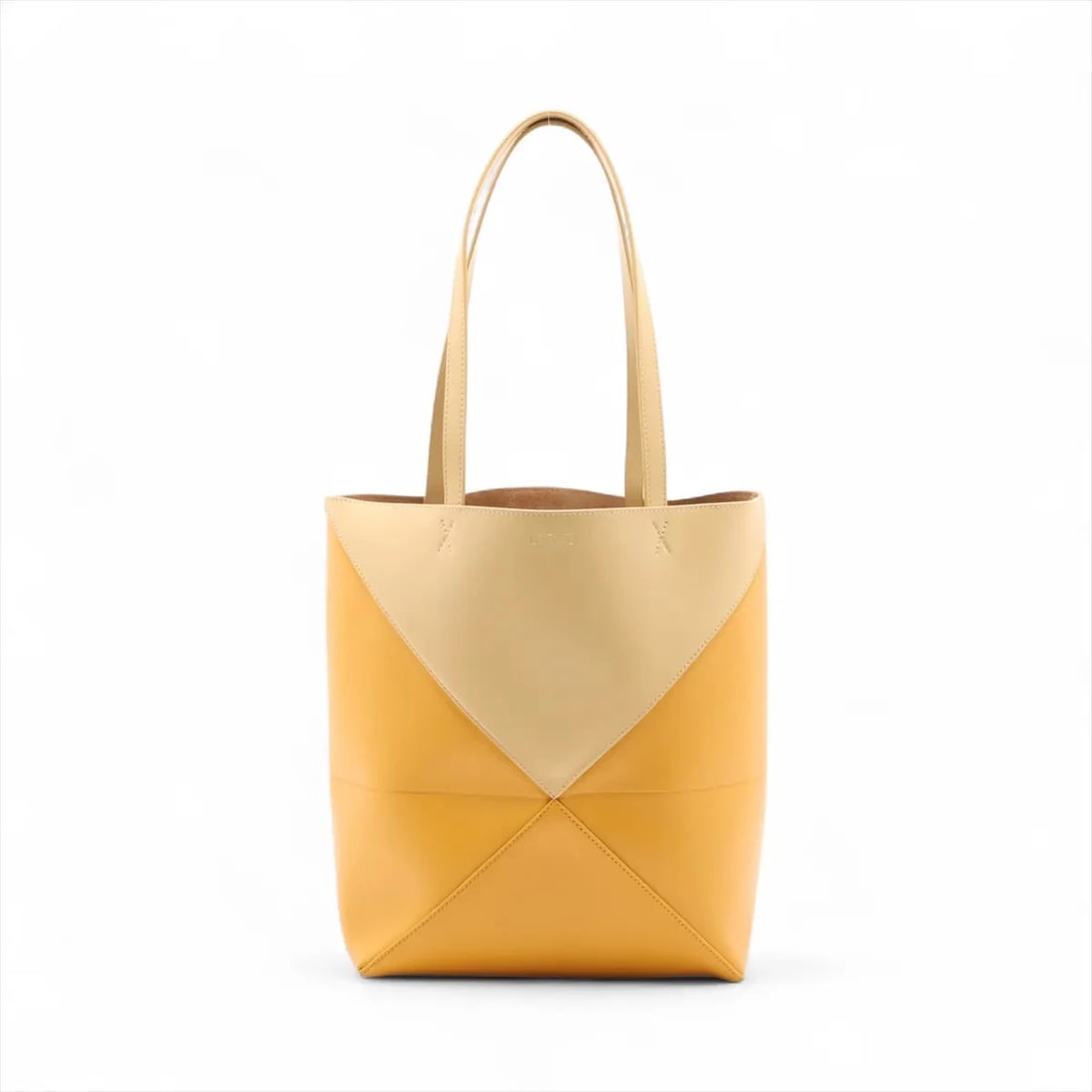 LOEWE PUZZLE FOLD MEDIUM LEATHER TOTE BAG (1 of 8)