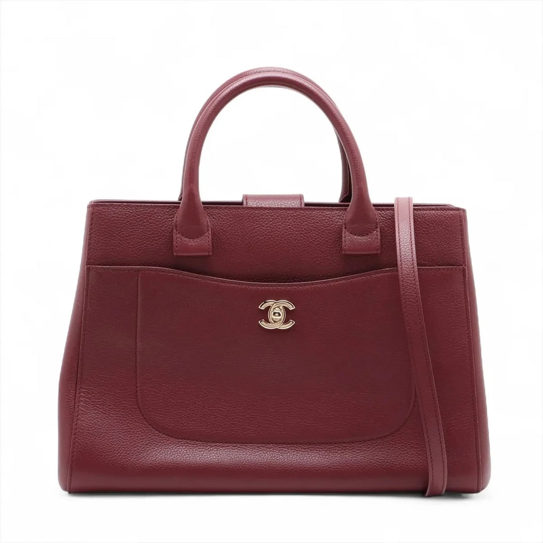 CHANEL NEO EXECUTIVE LEATHER 2 WAY HANDBAG (1 of 6)