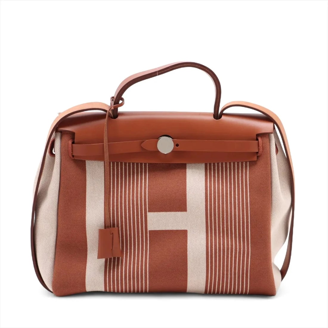 Hermes HERBAG ZIP PM TWIRL ASH X VASH HUNTER GOLD (1 of 7)