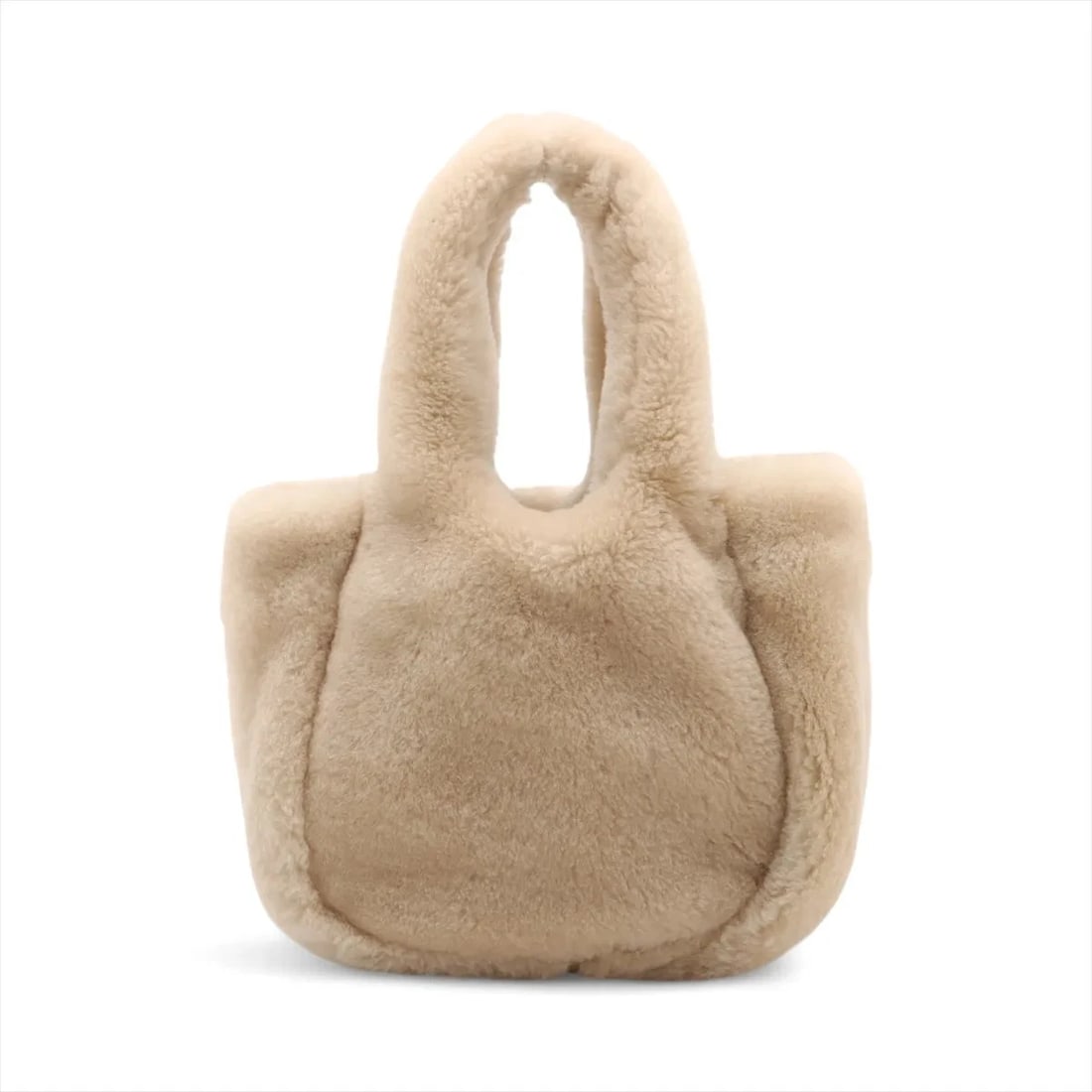 PRADA SHEARING HAND BAG - 2