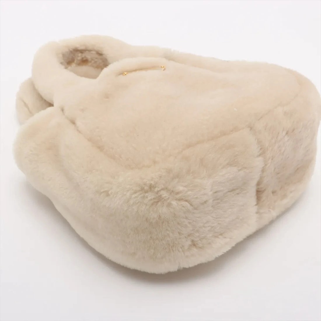 PRADA SHEARING HAND BAG - 4