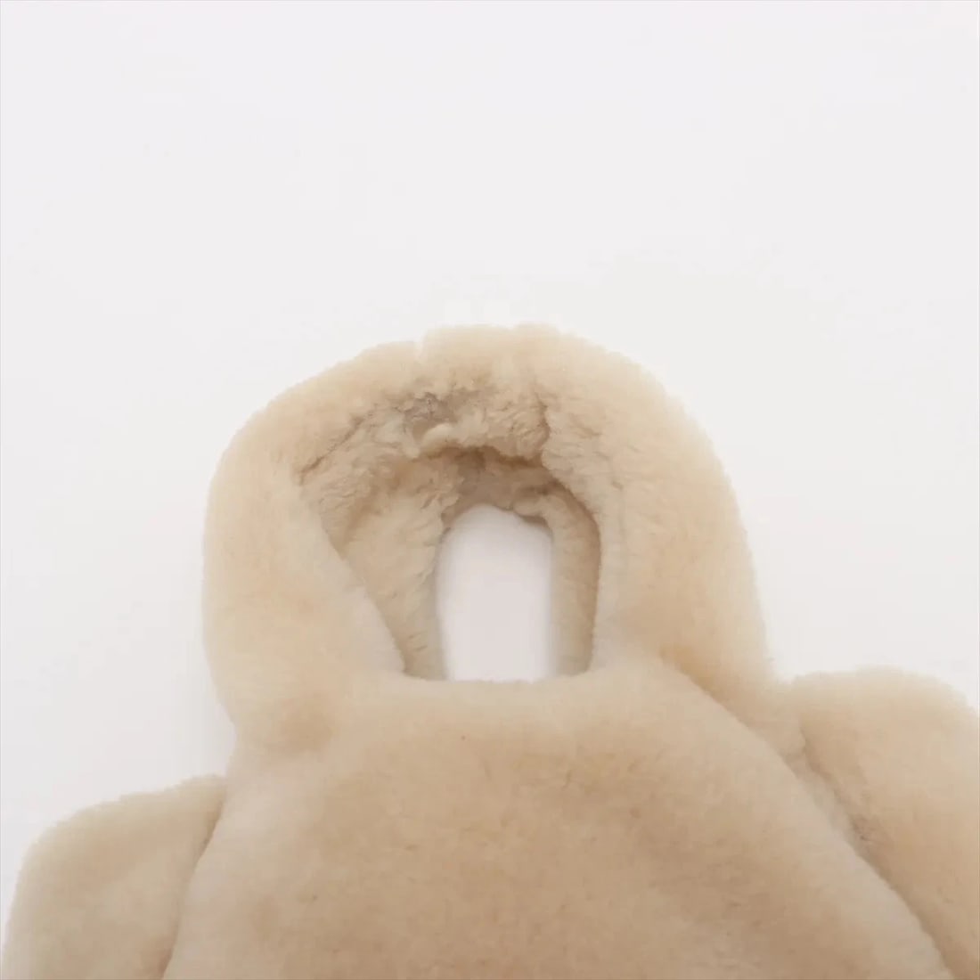 PRADA SHEARING HAND BAG - 6