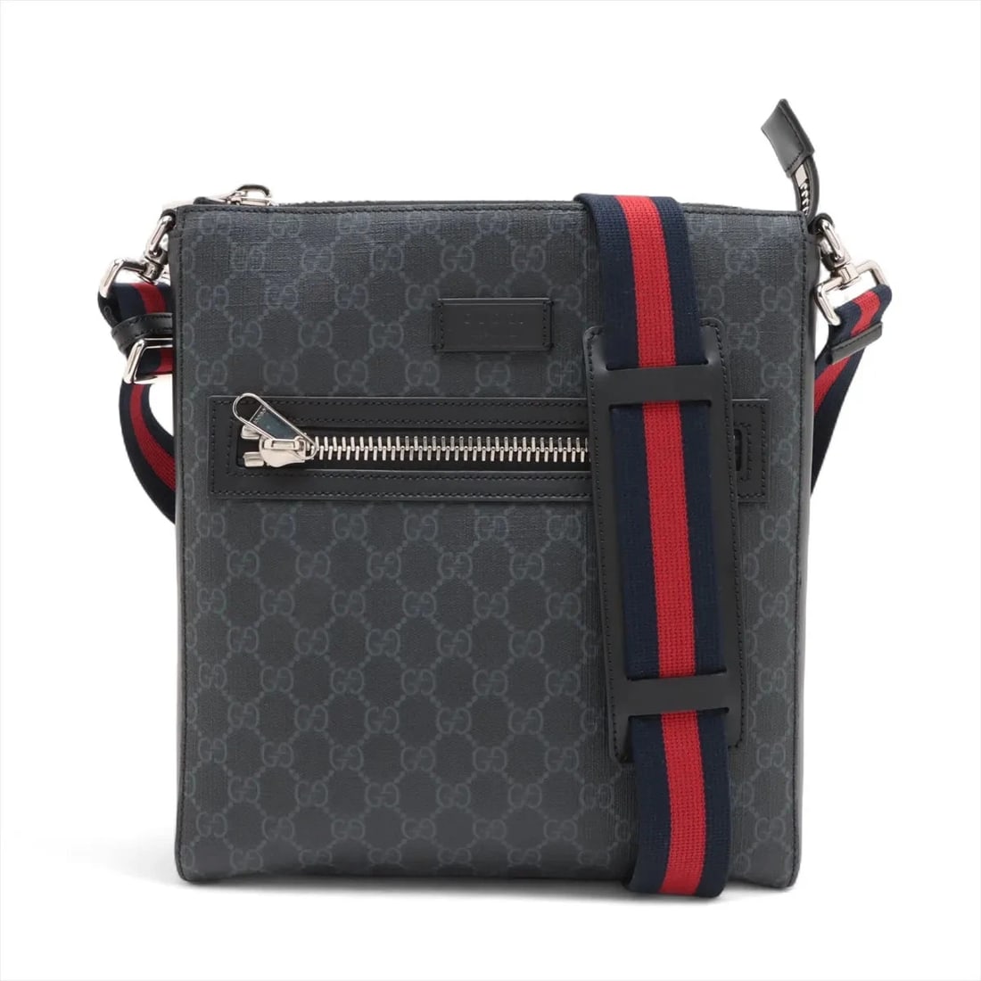 GUCCI GG SUPREME PVCX LEATHER SHOULDER BAG: Gucci GG Supreme PVCx leather Shoulder bag Brand: Gucci Type: Shoulder bag Material: PVC Color: Black Size: Height:11.6inch Length:10.4inch Depth:1.8inch Shoulder height:22.6inch Accessories: Non