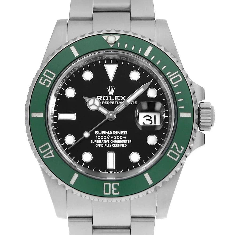 ROLEX SUBMARINER DATE BLACK WRIST WATCH (1 of 6)