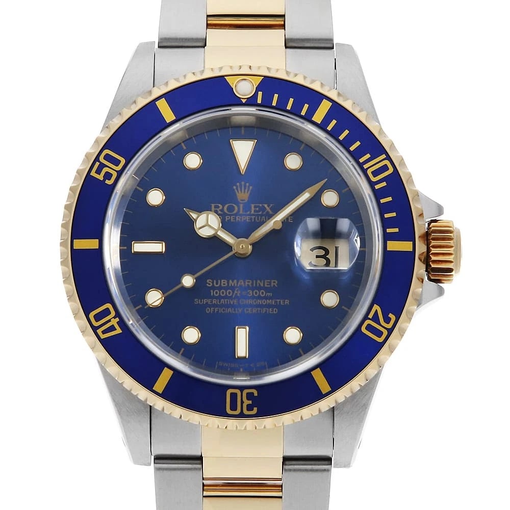 ROLEX SUBMARINER DATE BLACK ALL TRITIUM WRIST WATCH (1 of 3)