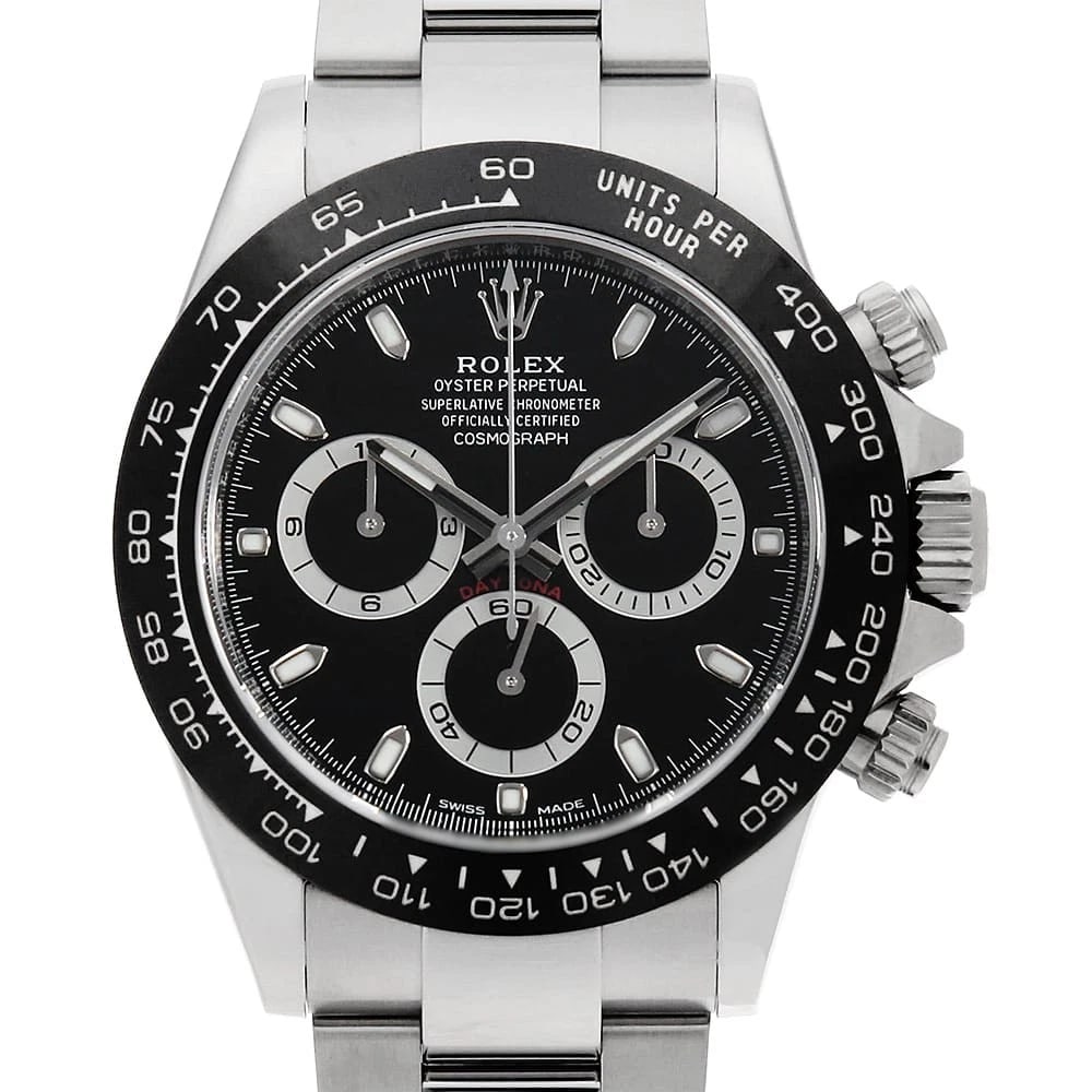 ROLEX COSMOGRAPH DAYTONA BLACK SECOND HAND WRIST WATCH (1 of 5)