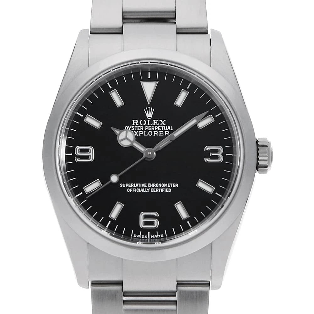 ROLEX EXPLORER I BLACK SECOND HAND WRIST WATCH (1 of 7)