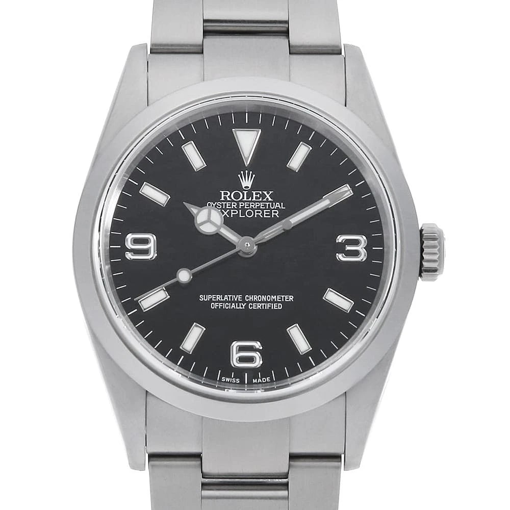 ROLEX EXPLORER I BLACK SECOND HAND WRIST WATCH (1 of 7)