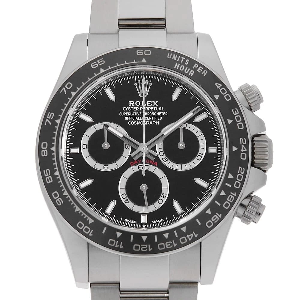 ROLEX COSMOGRAPH DAYTONA BLACK SECOND HAND WRIST WATCH (1 of 7)
