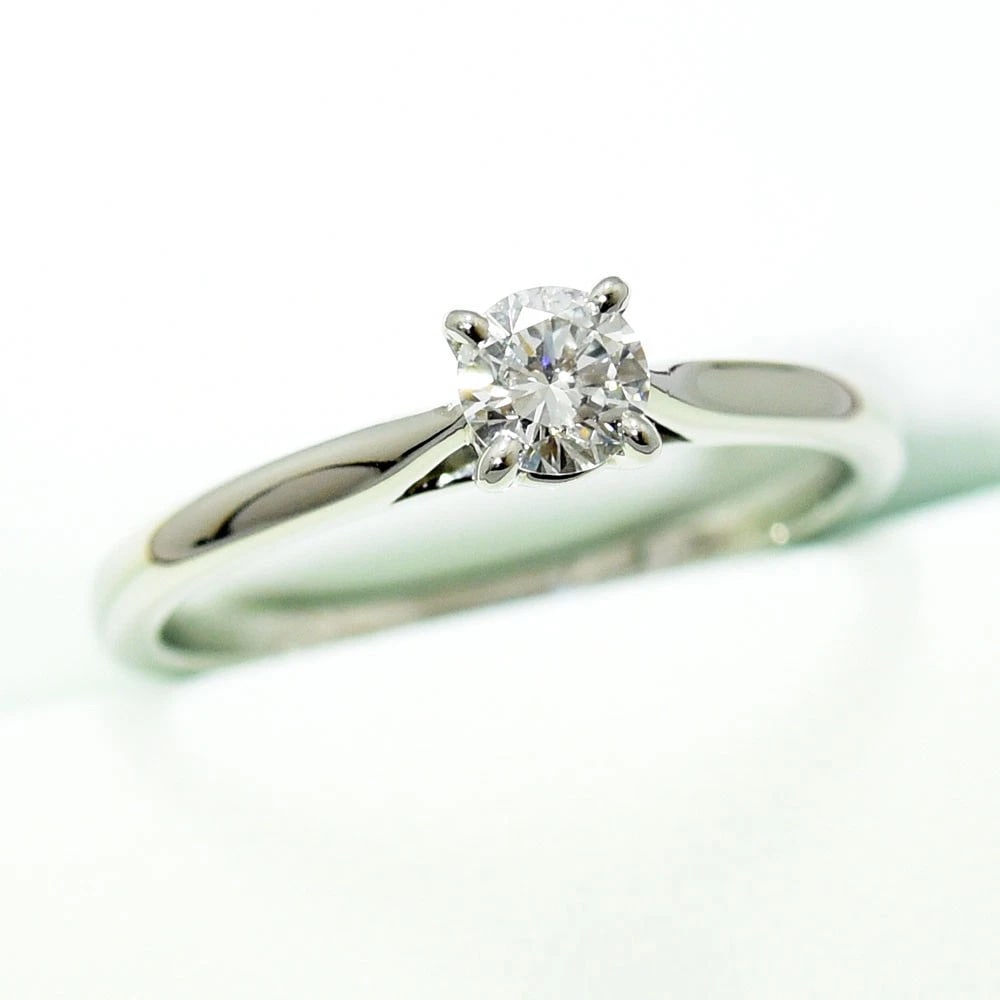 CARTIER SOLITAIRE DIAMOND PT950 RING (1 of 8)