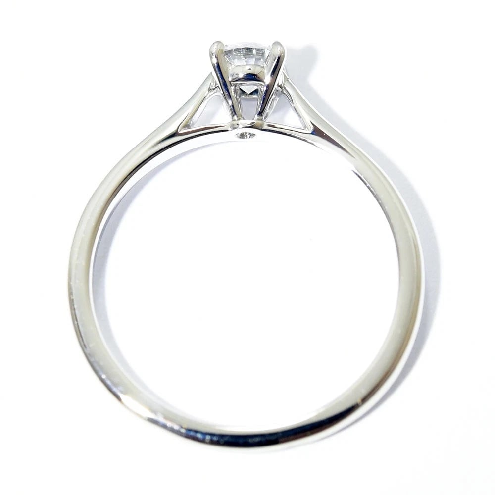 CARTIER SOLITAIRE DIAMOND PT950 RING - 5