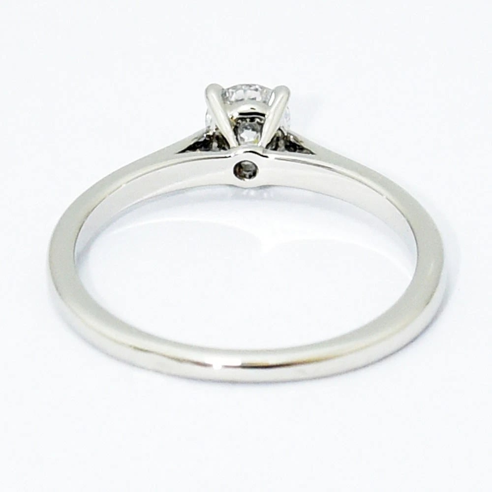CARTIER SOLITAIRE DIAMOND PT950 RING - 6
