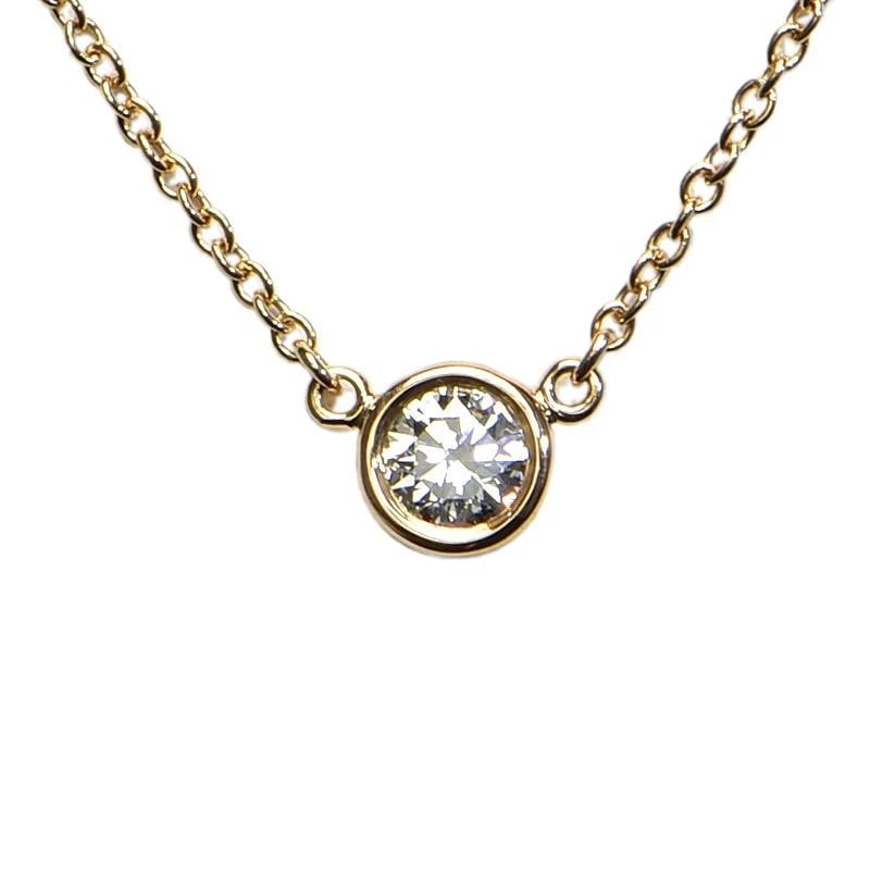 TIFFANY & CO. K18PG DIAMOND NECKLACE (1 of 6)