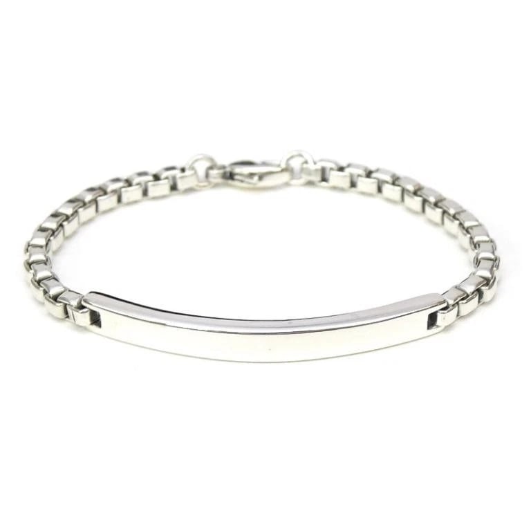 TIFFANY & CO. VENETIAN LINK SILVER 925 BRACELET: Tiffany & Co. Venetian Link Silver 925 Bracelet Brand: Tiffany & Co. Type/Style: Bracelet Material: Metal Purity 925, Metal Silver, Color: Silver Size: Wrist circumference: approx. 15.5cm, Width: