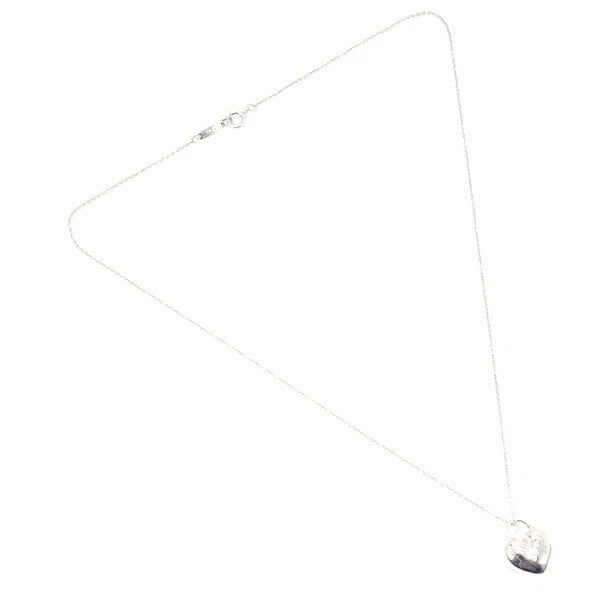 TIFFANY & CO. SENTIMENTAL HEART DIAMOND K18WG NECKLACE: Tiffany & Co. Sentimental Heart Diamond K18WG Necklace Brand: Tiffany & Co. Type/Style: Necklace Material: Metal Purity K18, Metal White Gold, Main Stone/Creation Natural Color: White Gold Size: C