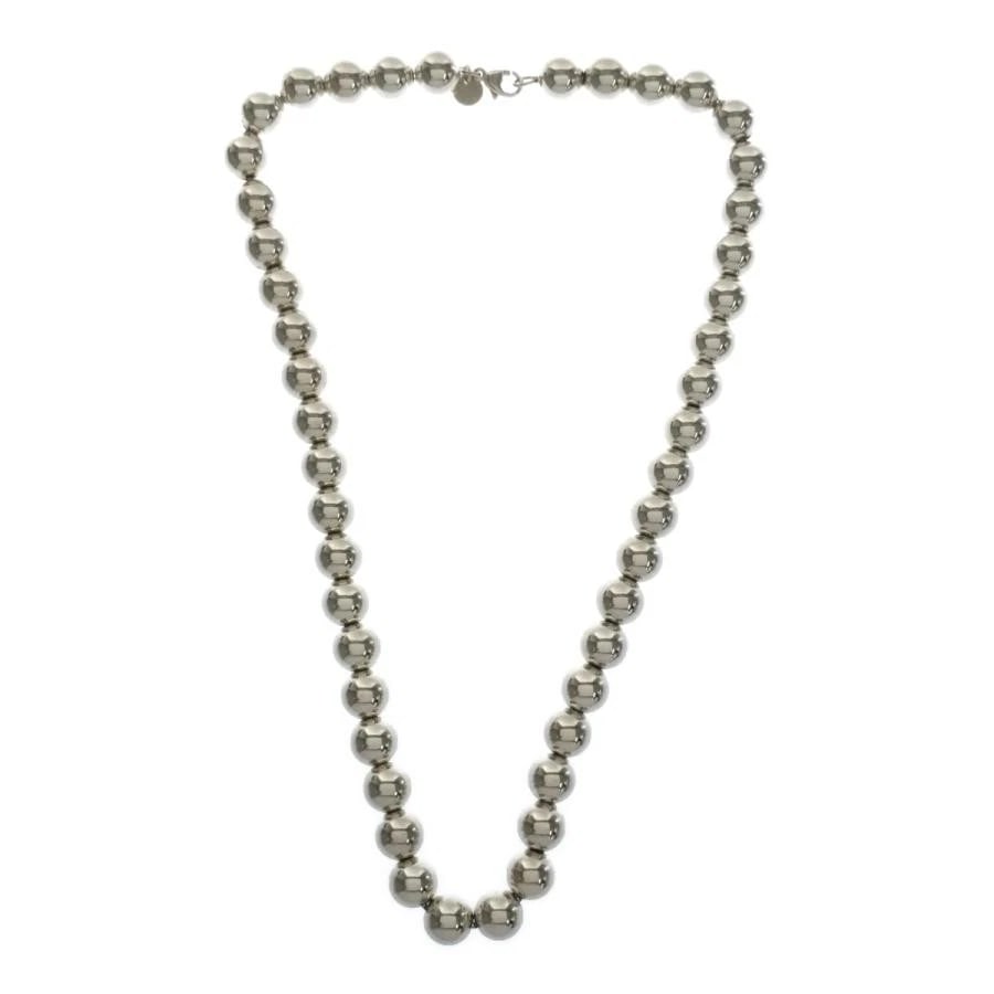 TIFFANY & CO. BALL CHAIN 925 SILVER NECKLACE: Tiffany & Co. Ball Chain 925 Silver Necklace Brand: Tiffany & Co. Type/Style: Necklace Material: Metal Purity 925, Metal Silver, Color: Silver Size: Top length: 0.9Top width: 0.9 Length: 46.2