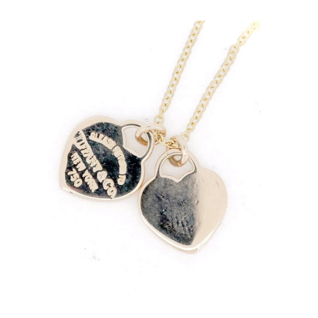 TIFFANY&CO. NECKLACE K18PG PINK GOLD: Tiffany&Co. Necklace K18PG Pink Gold Brand: TIFFANY & Co. Type/Style: Necklace Material: Metal Purity Au750, Metal K18PG Pink Gold, Color: Pink Gold Size: Approximately W1 x H1.19 x D1.15 cm (Ring