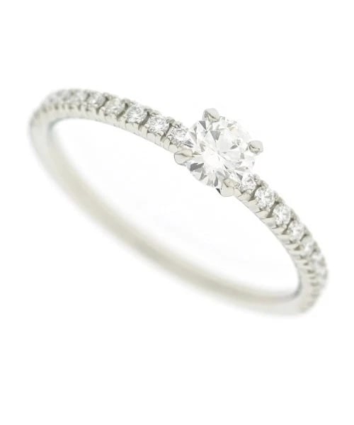 CARTIER PT950 DIAMOND RING - 5