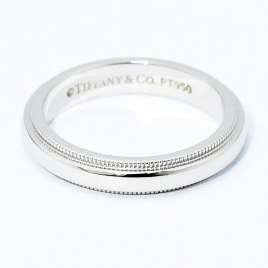 TIFFANY & CO. MILGRAIN BAND PLATINUM RING (1 of 4)