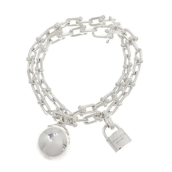 TIFFANY & CO. HARDWEAR BALL SILVER 925 BRACELET: Tiffany & Co. Hardwear Ball Silver 925 Bracelet Brand: Tiffany & Co. Type/Style: Bracelet Material: Metal Purity 925, Metal Silver, Color: Silver Size: Inner circumference approximately 16cm (tota