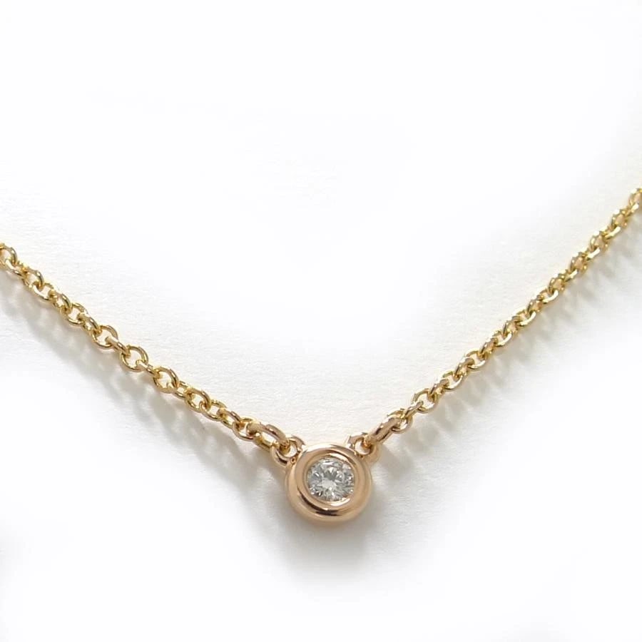 TIFFANY & CO. K18PG DIAMOND NECKLACE (1 of 6)