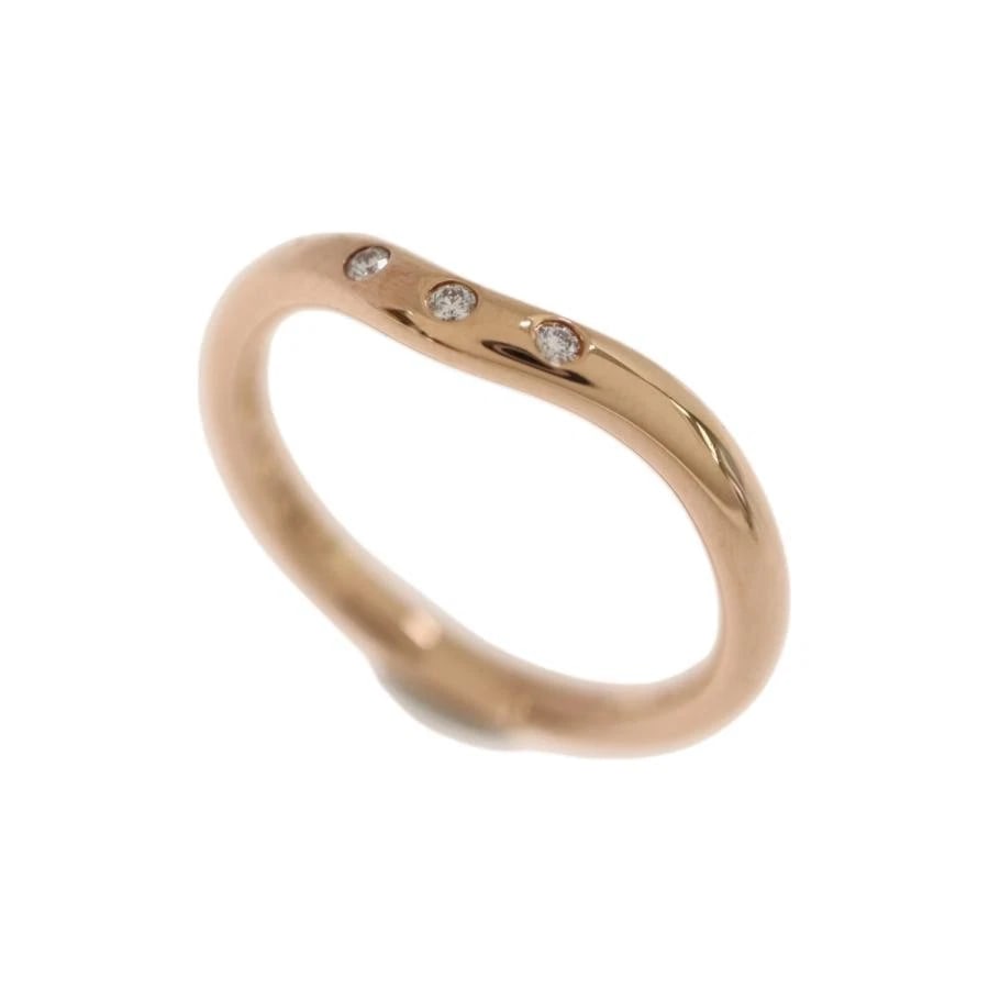 TIFFANY & CO. PERETTI CURVED BAND DIAMOND RING (1 of 4)