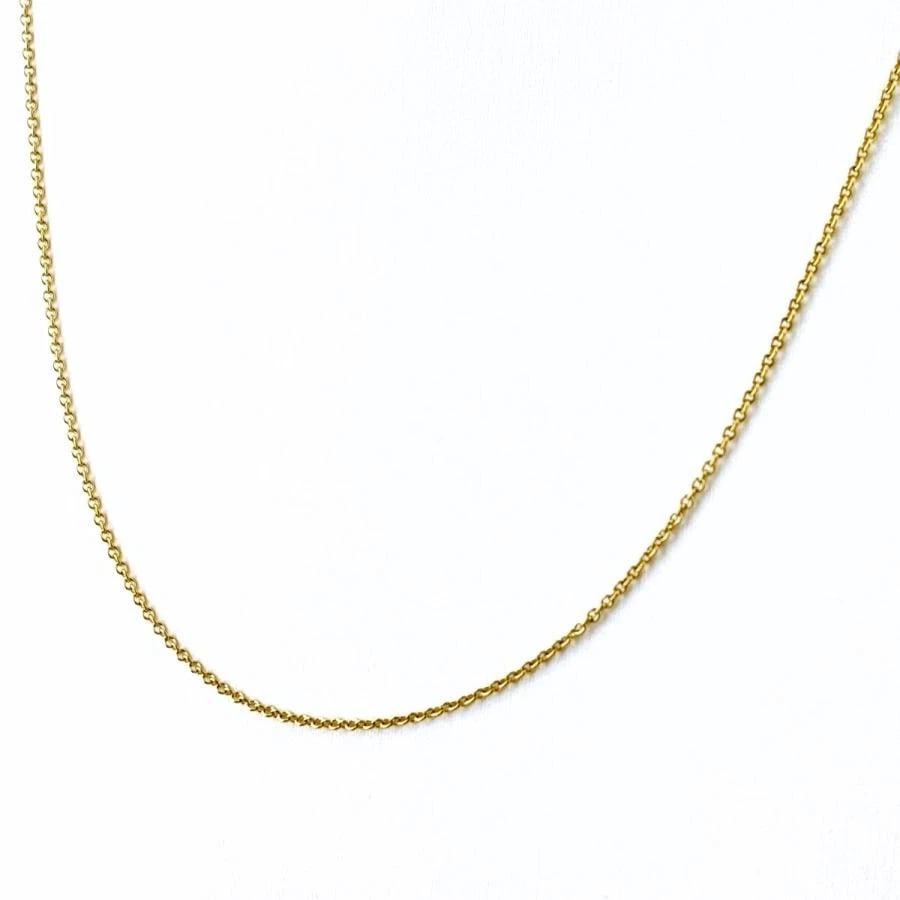 TIFFANY & CO. DESIGNER YELLOW GOLD 750 NECKLACE (1 of 4)