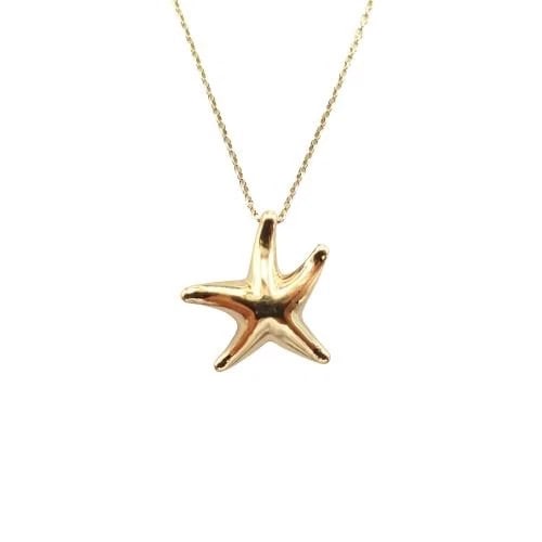 TIFFANY & CO. ELSA PERETTI STARFISH K18 NECKLACE (1 of 4)