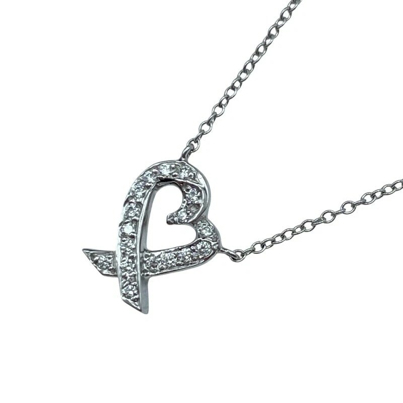 TIFFANY & CO. LOVING HEART NECKLACE PLATINUM PT950 (1 of 4)