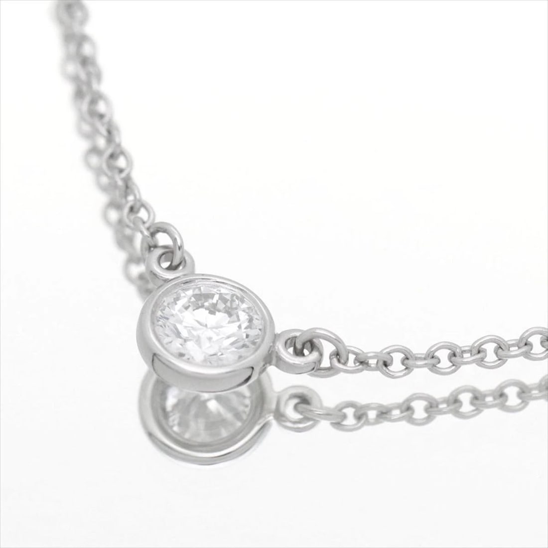 TIFFANY&CO. DIAMOND NECKLACE ELSA PERETTI PLATINUM: Tiffany&Co. Diamond Necklace Elsa Peretti Platinum Brand: Tiffany & Co. Type/Style: Necklace Material: Metal Purity Pt950, Metal Pt950 (Platinum), Color: Size: SizeChain: 41cmTop: 3.9mm Accessori
