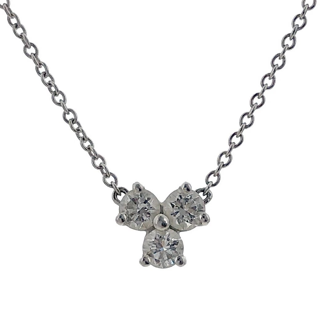 TIFFANY & CO. ARIA NECKLACE PT950 PLATINUM (1 of 6)