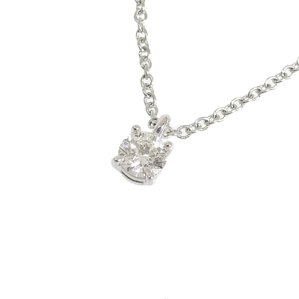 TIFFANY & CO. SOLITAIRE NECKLACE PT950 (1 of 6)
