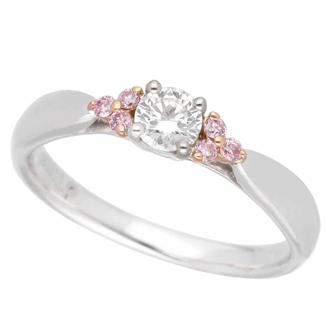 TIFFANY & CO. HARMONY DIAMOND PT950 K18PG RING: Tiffany & Co. Harmony Diamond Pt950 K18PG Ring Brand: Tiffany & Co. Type/Style: Ring Material: Metal Purity Pt950 K18, Metal Platinum Pink Gold, Main Stone/Creation Natural Color: Platinum Pink Gol