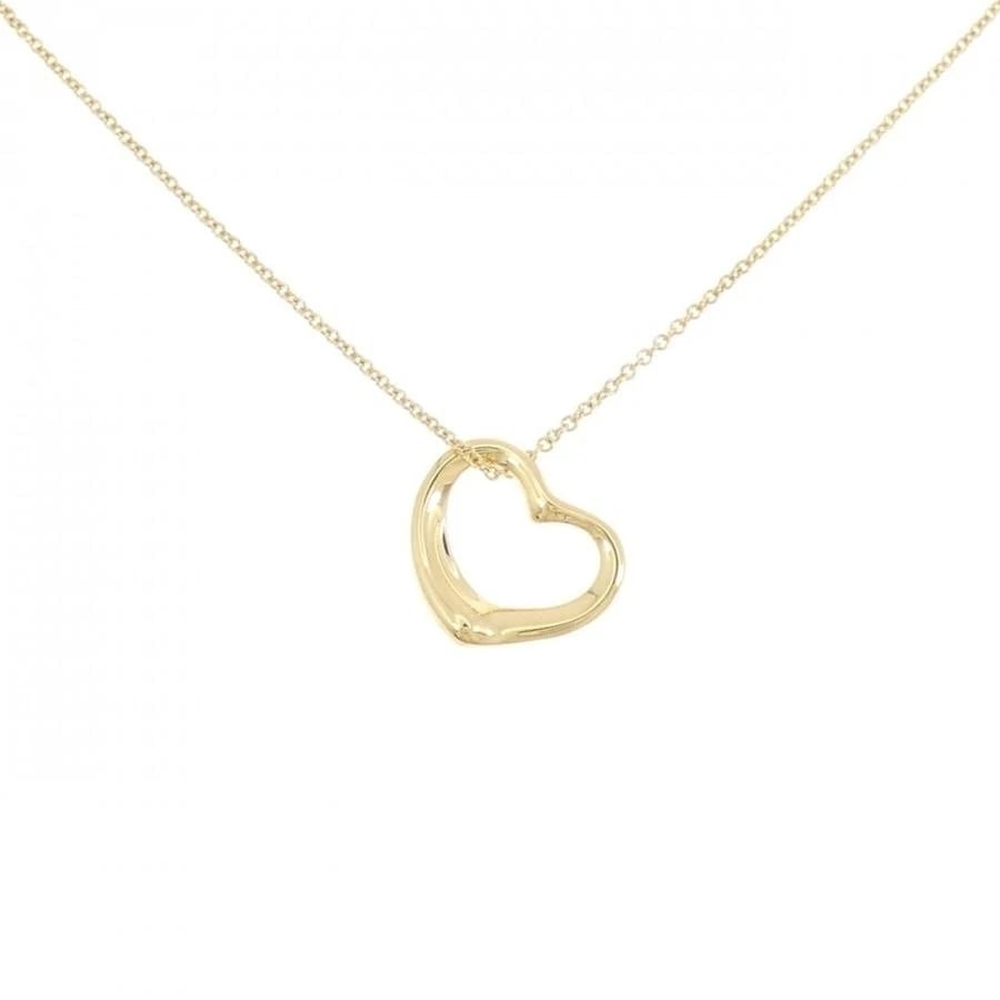 TIFFANY & CO. OPEN HEART 750 YELLOW GOLD NECKLACE (1 of 5)