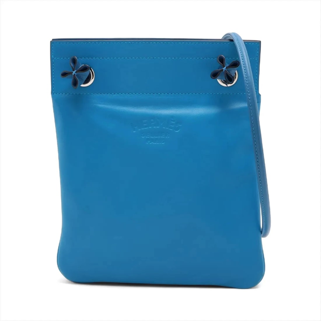 Hermes ALINE MINI VEAU SWIFT BLUE FRIDA: Hermes Aline Mini Veau Swift Blue Frida Brand: Hermes Type: Shoulder bag Material: Veau Swift Color: Blue Frida Size: Height:9.1inch Length:7.7inch Depth:0.4inch Shoulder height:18.5inch 