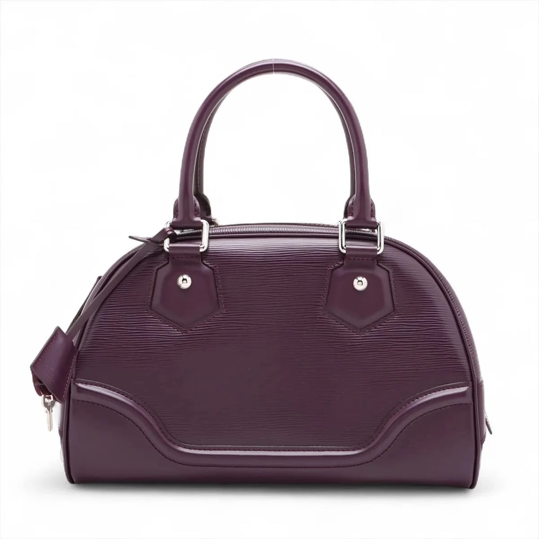 LOUIS VUITTON EPI BOWLING MONTAIGNE PM PURPLE (1 of 9)